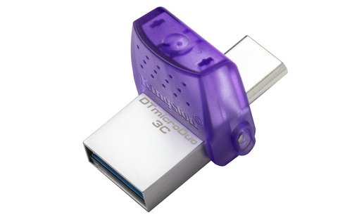 Pendrive 128GB USB 3.2 USB C Kingston DataTraveler microDuo 3C 3 Pendrive 128GB USB 3.2 USB C Kingston DataTraveler microDuo 3C - Imagen 3