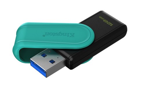 Kingston Exodia S USB 3.2 Gen 1 Flash Drive Negro Turquesa 3 Kingston Exodia S USB 3.2 Gen 1 Flash Drive Negro Turquesa - Imagen 3