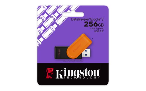 Kingston Exodia S - Memoria USB 3.2 Gen 1 Negro Naranja 4 Kingston Exodia S - Memoria USB 3.2 Gen 1 Negro Naranja - Imagen 4