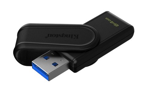 Kingston DataTraveler Exodia S USB 3.2 Gen 1 High-Speed Flash Drive Black 3 Kingston DataTraveler Exodia S USB 3.2 Gen 1 High-Speed Flash Drive Black - Imagen 3