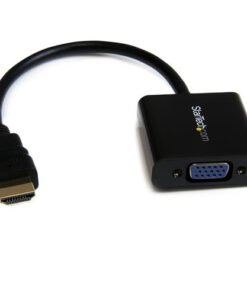 Alternative view of StarTech.com Adaptador Conversor de Vídeo HDMI a VGA HD15 - Cable Convertidor - 1920x1200 - 1080p - Adaptador de vídeo - HDMI macho a HD-15 (VGA) hembra - 24.5 cm - negro - compatibilidad con 1080p, activo - para P/N: DK30C2DPEPUE, DK30C2DPPDUE, DK31C3HDPD, DK31C3HDPDUE, SV211HDUC, SV221HUC4K