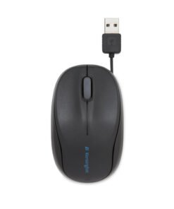 Kensington Pro Fit Retractable Mobile - Ratón - óptico - 3 botones - cableado - USB - negro 8 Kensington Pro Fit Retractable Mobile - Ratón - óptico - 3 botones - cableado - USB - negro - Imagen 4