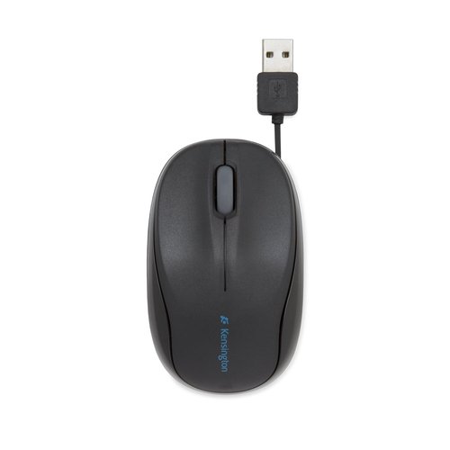 Kensington Pro Fit Retractable Mobile - Ratón - óptico - 3 botones - cableado - USB - negro 4 Kensington Pro Fit Retractable Mobile - Ratón - óptico - 3 botones - cableado - USB - negro - Imagen 4