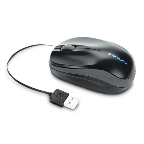 Kensington Pro Fit Retractable Mobile - Ratón - óptico - 3 botones - cableado - USB - negro 5 Kensington Pro Fit Retractable Mobile - Ratón - óptico - 3 botones - cableado - USB - negro - Imagen 5