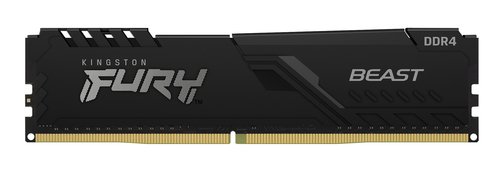 Memoria RAM DDR4 8GB 3600MHz CL17 Kingston FURY Beast Negro 2 Memoria RAM DDR4 8GB 3600MHz CL17 Kingston FURY Beast Negro - Imagen 2