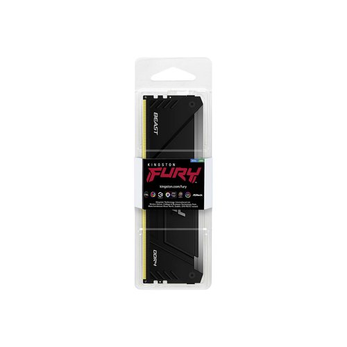 Kingston FURY Beast RGB Memoria RAM DDR4 16GB 3600MHz CL18 DIMM Negro 4 Kingston FURY Beast RGB Memoria RAM DDR4 16GB 3600MHz CL18 DIMM Negro - Imagen 4