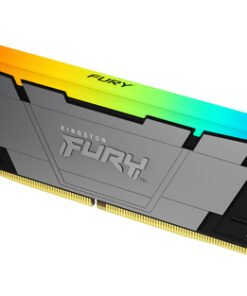 Alternative view of Kingston FURY Renegade RGB - DDR4 - módulo - 32 GB: 1 x 32 GB - DIMM de 288 contactos - 3600 MT/s / PC4-28800 - CL18 - 1.2 V - sin búfer - no ECC - negro