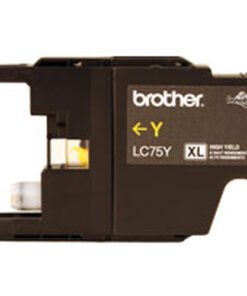 Alternative view of Brother LC75Y Cartucho de Tinta Original Amarillo Alto Rendimiento