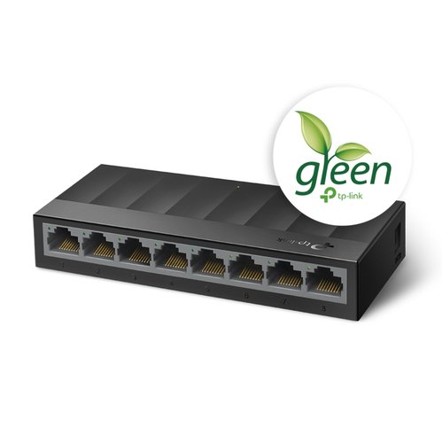 Switch No Gestionado 8 Puertos Gigabit Sobremesa Pared TP-Link LiteWave LS1008G 3 Switch No Gestionado 8 Puertos Gigabit Sobremesa Pared TP-Link LiteWave LS1008G - Imagen 3
