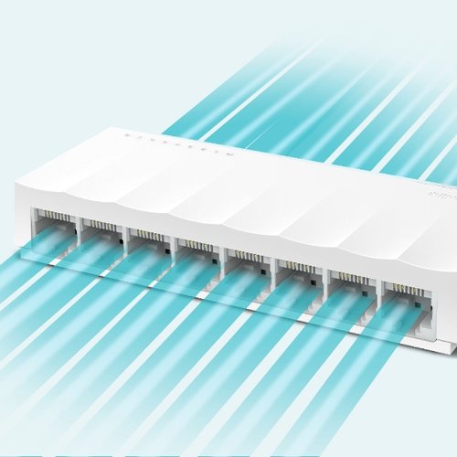 Switch no gestionado 8 puertos 10/100 de sobremesa TP-Link LiteWave LS1008 6 Switch no gestionado 8 puertos 10/100 de sobremesa TP-Link LiteWave LS1008 - Imagen 6