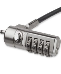 Alternative view of StarTech.com Cable de Seguridad K-Slot Antirrobo para Portátil y Monitor, 2m, Candado Combinación 4 Dígitos, Acero (LTLOCK4D)