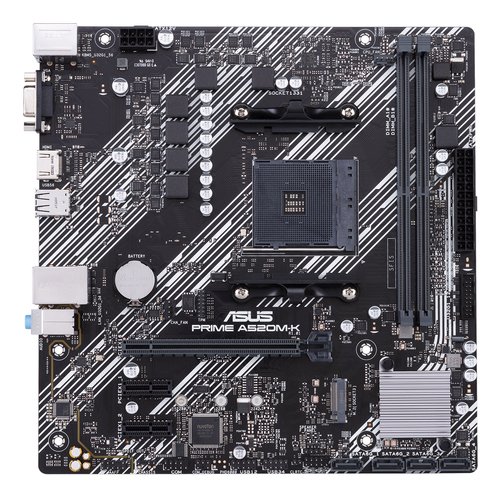 Placa Madre micro ATX Socket AM4 AMD A520 USB 3.2 Gigabit LAN ASUS PRIME A520M-K 3 Placa Madre micro ATX Socket AM4 AMD A520 USB 3.2 Gigabit LAN ASUS PRIME A520M-K - Imagen 3