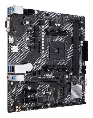 Placa Madre micro ATX Socket AM4 AMD A520 USB 3.2 Gigabit LAN ASUS PRIME A520M-K 4 Placa Madre micro ATX Socket AM4 AMD A520 USB 3.2 Gigabit LAN ASUS PRIME A520M-K - Imagen 4