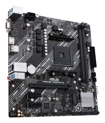 Placa Madre micro ATX Socket AM4 AMD A520 USB 3.2 Gigabit LAN ASUS PRIME A520M-K 5 Placa Madre micro ATX Socket AM4 AMD A520 USB 3.2 Gigabit LAN ASUS PRIME A520M-K - Imagen 5