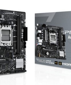Alternative view of ASUS PRIME A620M-K | Placa Base Micro ATX Socket AM5 para AMD Ryzen 7000 | Chipset A620, USB 3.2, LAN Gigabit, Audio HD