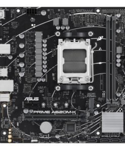 ASUS PRIME A620M-K | Placa Base Micro ATX Socket AM5 para AMD Ryzen 7000 | Chipset A620, USB 3.2, LAN Gigabit, Audio HD 8 Gal PRIMEA620M K g1 1778561238
