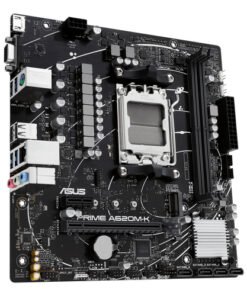 ASUS PRIME A620M-K | Placa Base Micro ATX Socket AM5 para AMD Ryzen 7000 | Chipset A620, USB 3.2, LAN Gigabit, Audio HD 10 Gal PRIMEA620M K g3 1778561242