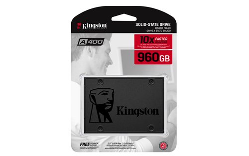 SSD 960 GB 2.5" SATA 6Gb/s Kingston A400 5 SSD 960 GB 2.5" SATA 6Gb/s Kingston A400 - Imagen 5
