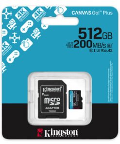 Kingston Canvas Go Plus 512GB microSDXC U3 V30 Card 11 Gal SDCG4512GB g4 1778563240