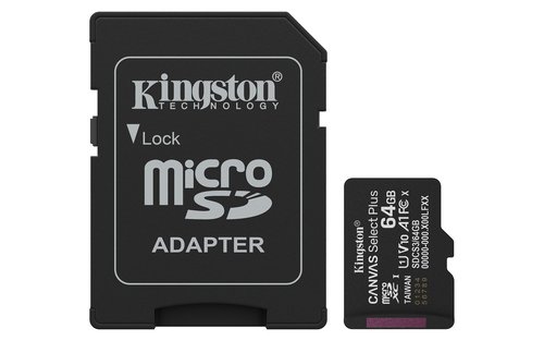 Kingston Canvas Select Plus 64GB microSDXC Card 2 Kingston Canvas Select Plus 64GB microSDXC Card - Imagen 2