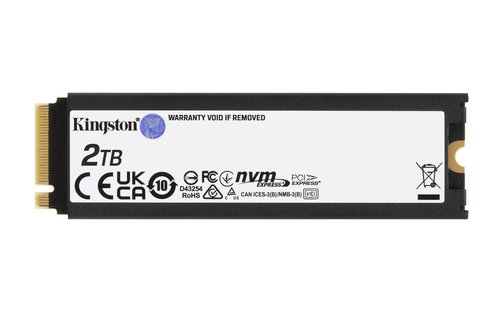 Kingston FURY Renegade SSD 2 TB PCIe Gen4 NVMe M.2 2280 con Disipador Integrado 3 Kingston FURY Renegade SSD 2 TB PCIe Gen4 NVMe M.2 2280 con Disipador Integrado - Imagen 3