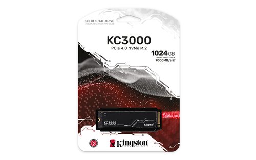 Kingston KC3000 1TB M.2 PCIe 4.0 NVMe SSD 5 Kingston KC3000 1TB M.2 PCIe 4.0 NVMe SSD - Imagen 5