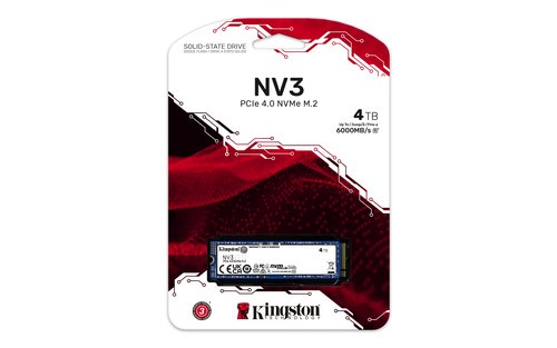 Kingston NV3 NVMe SSD 4TB M.2 2280 6 Kingston NV3 NVMe SSD 4TB M.2 2280 - Imagen 6