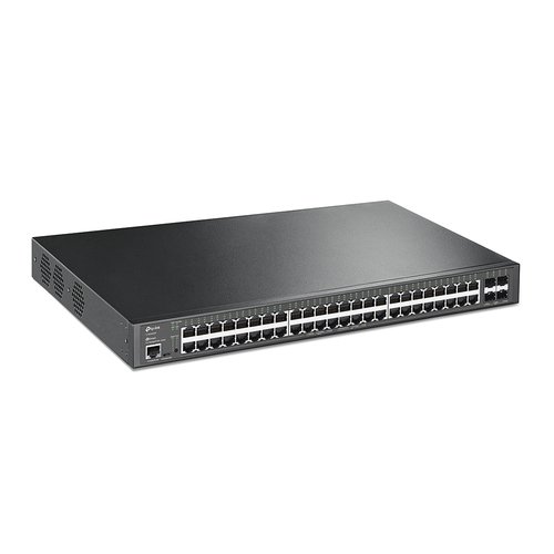 TP-Link JetStream TL-SG3452XP V1 - Conmutador - L2 + - Gestionado - 48 x 10/100/1000 (PoE+) + 4 x 10 Gigabit SFP+ - montaje en rack - PoE+ (500 W) 2 TP-Link JetStream TL-SG3452XP V1 - Conmutador - L2 + - Gestionado - 48 x 10/100/1000 (PoE+) + 4 x 10 Gigabit SFP+ - montaje en rack - PoE+ (500 W) - Imagen 2