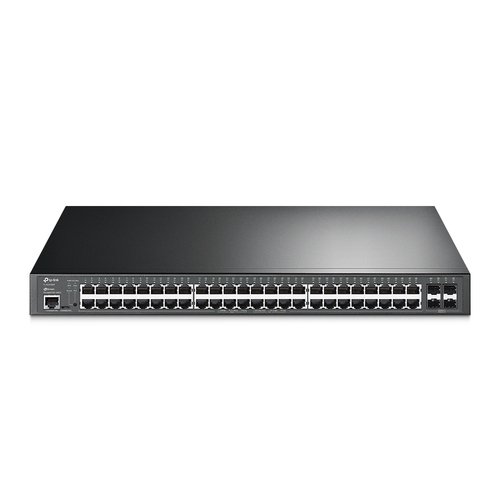 TP-Link JetStream TL-SG3452XP V1 - Conmutador - L2 + - Gestionado - 48 x 10/100/1000 (PoE+) + 4 x 10 Gigabit SFP+ - montaje en rack - PoE+ (500 W) 3 TP-Link JetStream TL-SG3452XP V1 - Conmutador - L2 + - Gestionado - 48 x 10/100/1000 (PoE+) + 4 x 10 Gigabit SFP+ - montaje en rack - PoE+ (500 W) - Imagen 3