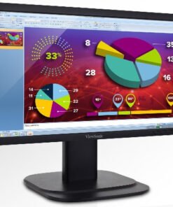 Alternative view of ViewSonic VG2039M-LED - Monitor LED - 20" (19.5" visible) - 1600 x 900 - TN - 250 cd/m² - 1000:1 - 5 ms - DVI-D, VGA, DisplayPort - altavoces