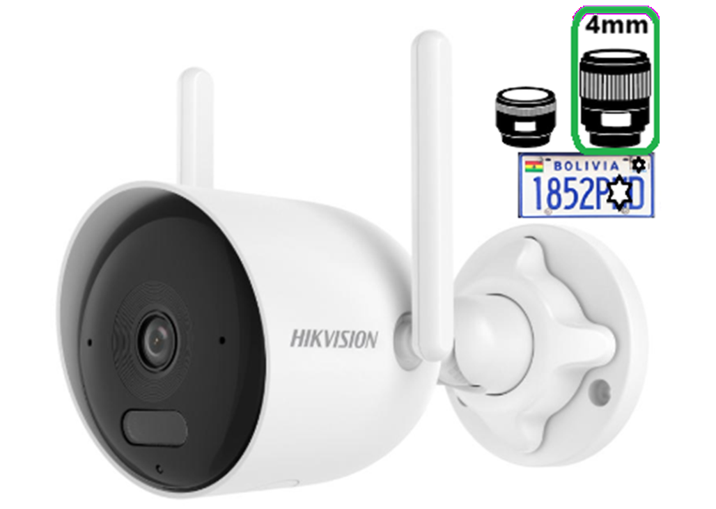 Cámara de seguridad 2MP H.265 WiFi doble Bullet Hikvision 1 Cámara de seguridad 2MP H.265 WiFi doble Bullet Hikvision