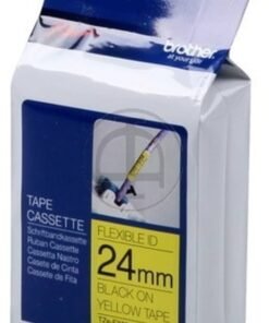 Cinta Etiquetadora Flexible Negro Amarillo 2.39cm x 7.99m Brother TZeFX651