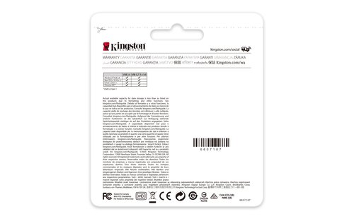 Kingston - USB flash drive - USB 3.2 Gen 1 - 512GB DataTraveler Kyson 200MB 6 Kingston - USB flash drive - USB 3.2 Gen 1 - 512GB DataTraveler Kyson 200MB - Imagen 6